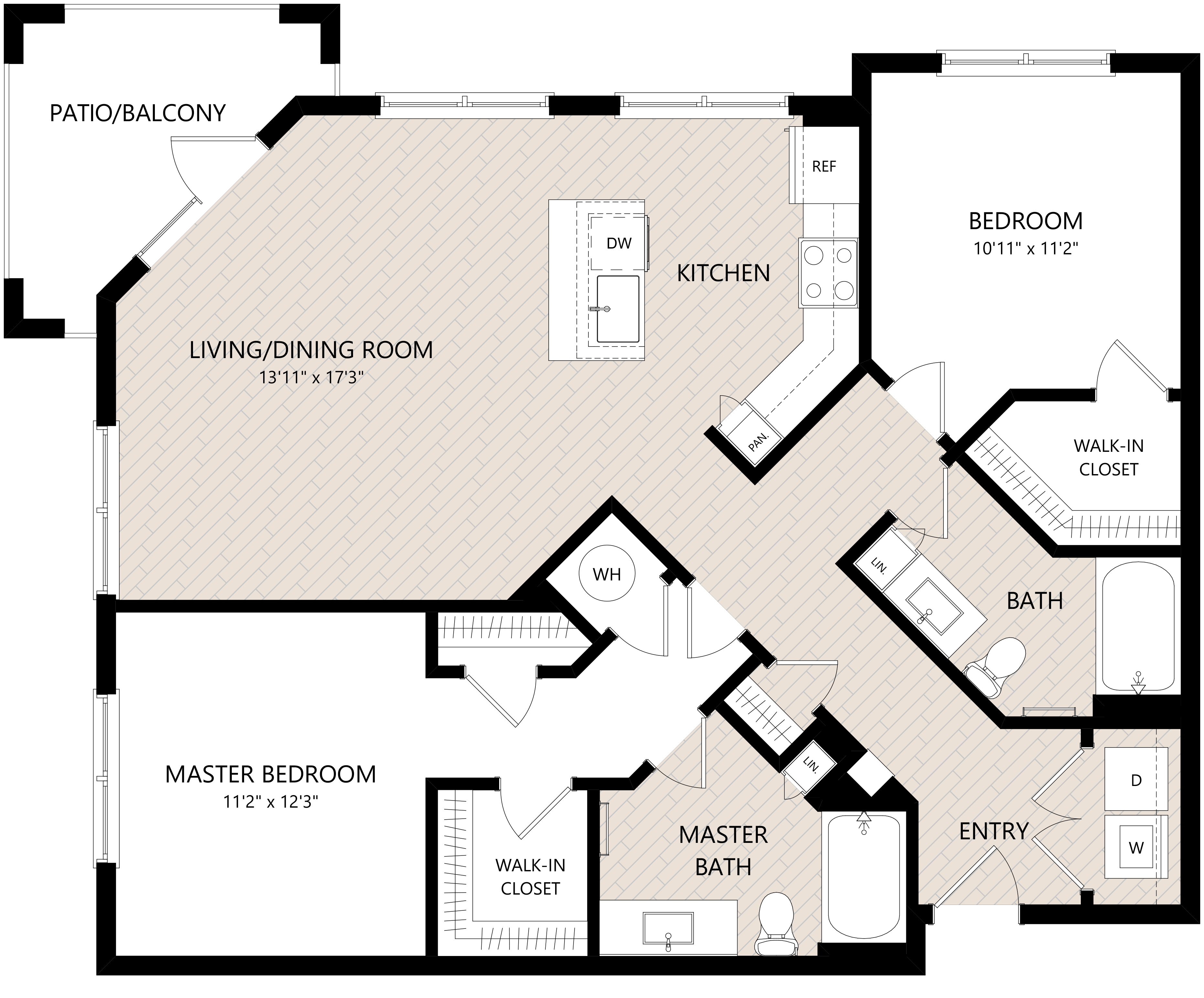 Chapel Hill, NC Apartments Blu on Farrington Floor Plans